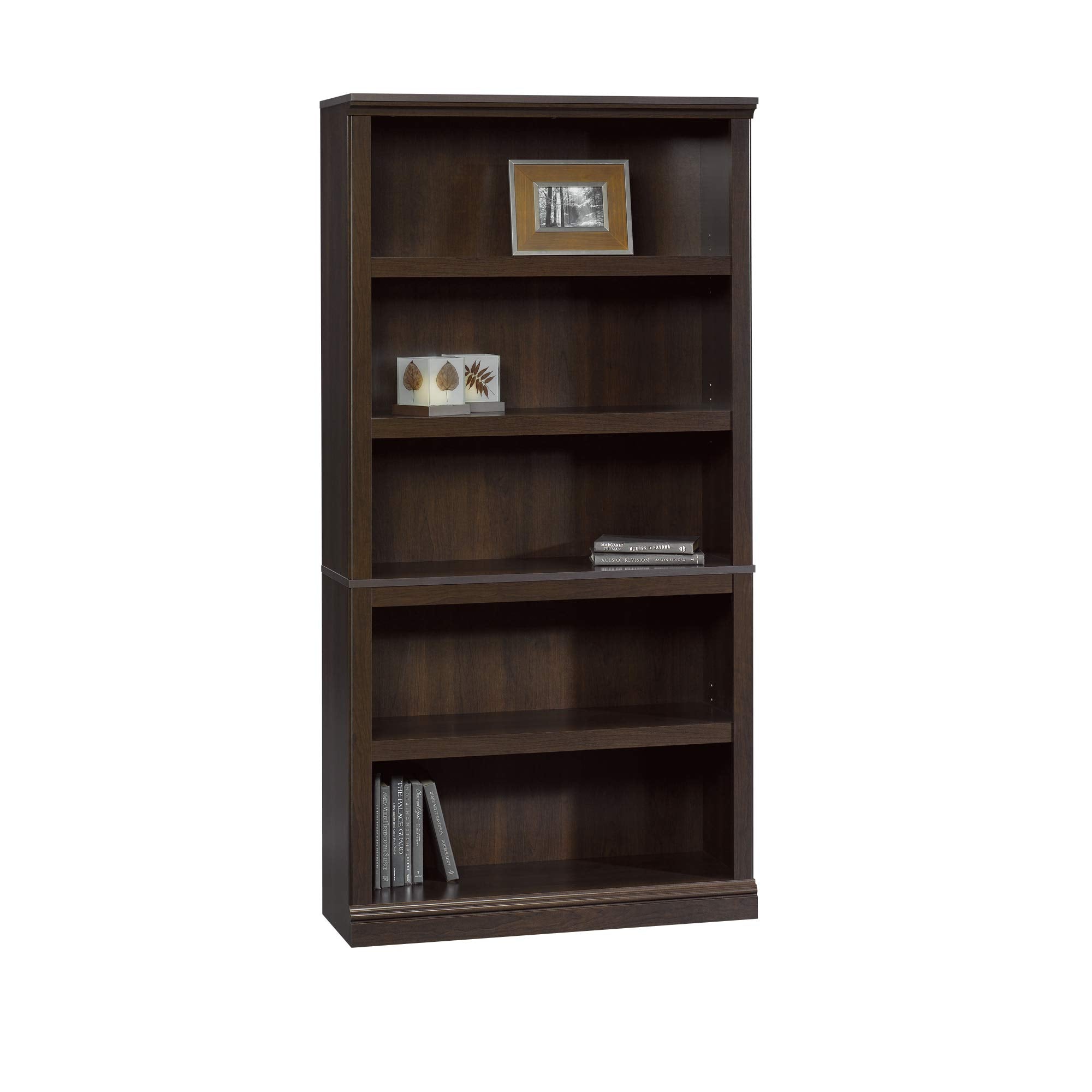 Sauder Miscellaneous Storage 5-Shelf Bookcase/ Book shelf, Select Cherry finish