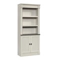 Sauder Palladia Bookcase with Doors, Multiroom Storage, Library Bookcase, Vintage Oak Finish